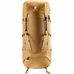 Deuter Aircontact Core 60+10 Backpack Almond/teal -Laptop backpacks Shop deuter aircontact core 60 10 backpack almond teal 6