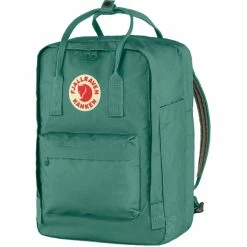 Fjällräven Fjällräven Kånken Laptop 15" Backpack Frost Green -Laptop backpacks Shop fjaellraeven kanken laptop 15 backpack frost green 3