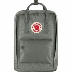 Fjällräven Fjällräven Kånken Re-Wool Laptop Backpack 15" Granite Grey