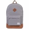 Herschel Heritage Backpack Grey/tan -Laptop backpacks Shop herschel heritage reppu grey tan 1