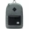 Herschel Heritage Backpack Raven Crosshatch/black -Laptop backpacks Shop herschel heritage reppu raven crosshatch black 1