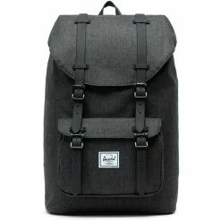 Herschel Little America Mid-Volume Backpack 17l Black Crosshatch/black