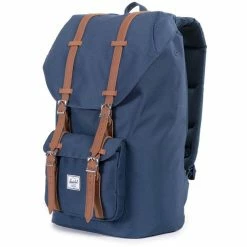 Herschel Little America Backpack 25l Navy/tan -Laptop backpacks Shop herschel little america reppu navy tan 3