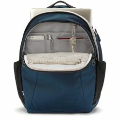 Pacsafe Metrosafe LS350 ECONYL Backpack Ocean -Laptop backpacks Shop pacsafe metrosafe ls350 econyl rucksack ocean 5