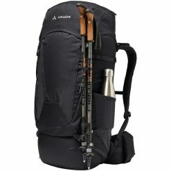 VAUDE Asymmetric 52+8 Backpack Black -Laptop backpacks Shop vaude asymmetric 52 8 backpack black 5