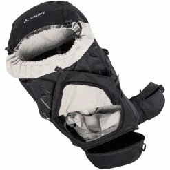 VAUDE Asymmetric 52+8 Backpack Black -Laptop backpacks Shop vaude asymmetric 52 8 backpack black 6